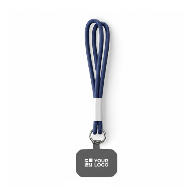 Cordão duplo para telemóvel placa personalizável personalização total