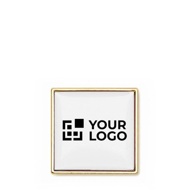 Pin de ferro quadrado para personalizar personalização total