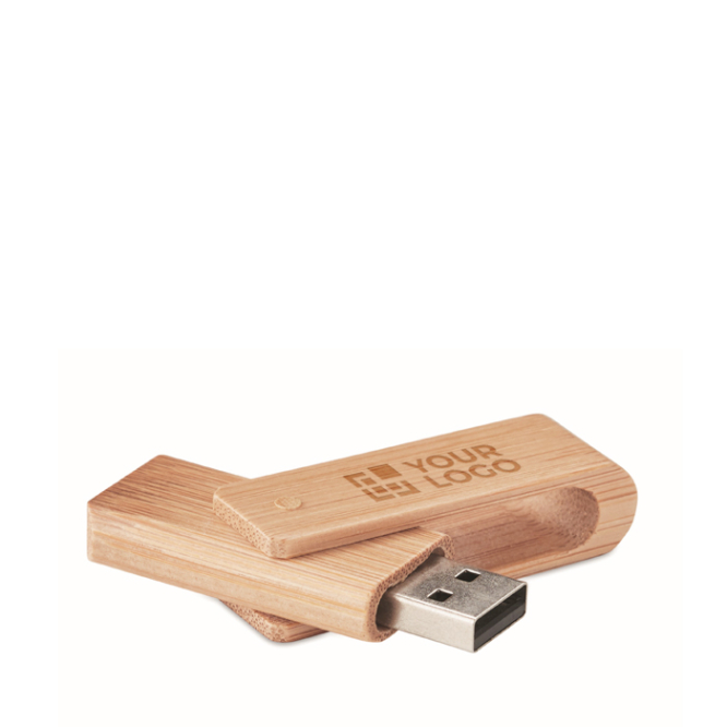 Pen USB completamente feita de madeira personalização total