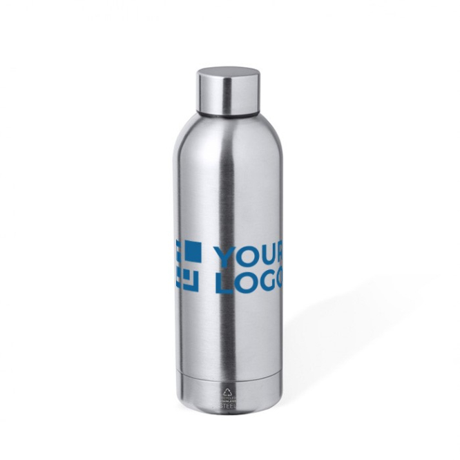Garrafa de parede dupla de aço inoxidável reciclado 500ml