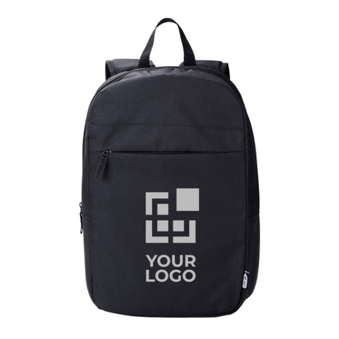 Mochila para portátil de RPET 600D com bolso frontal 15