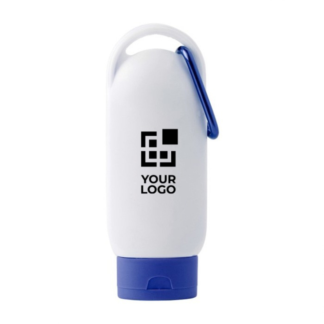 Protetor solar FPS 30 com mosquetão e tampa a condizer 60ml