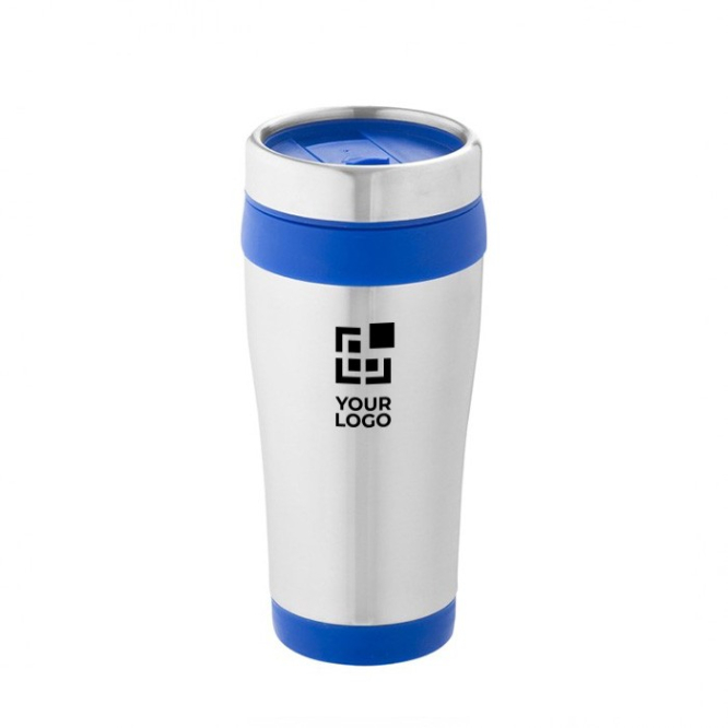 Copo térmico de aço inoxidável reciclado com tampa giratória 410ml