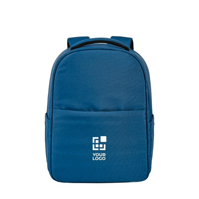 Mochila urbana em plástico reciclado com fita para trolley 17''