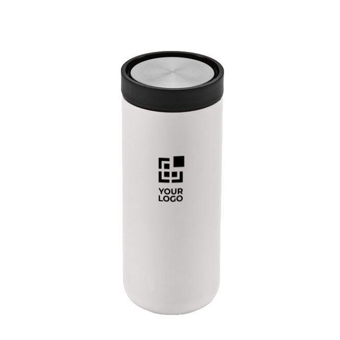 Copo de viagem de parede dupla em aço inoxidável reciclado 340ml