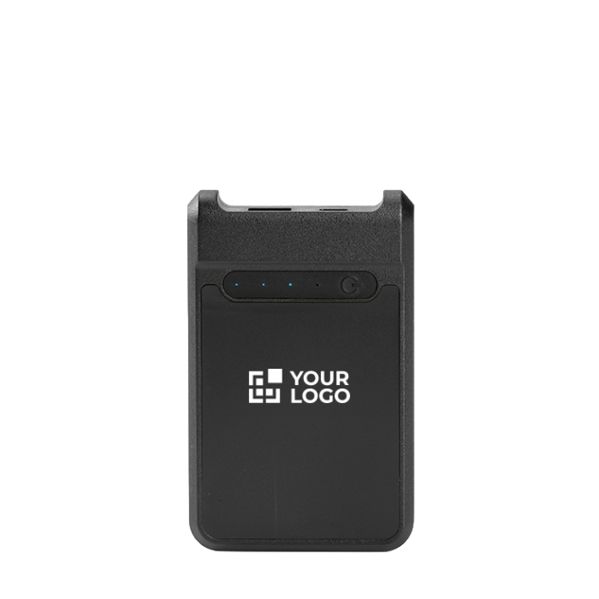 Bateria externa em plástico reciclado com carregamento rápido 6.000 mAh