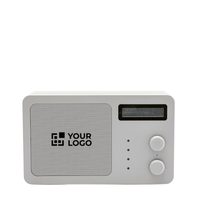 Coluna sem fios em plástico reciclado com ecrã LCD 15W