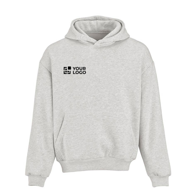 Sweatshirt capuz oversize 340 g/m² em algodão e poliéster reciclado Ericeira