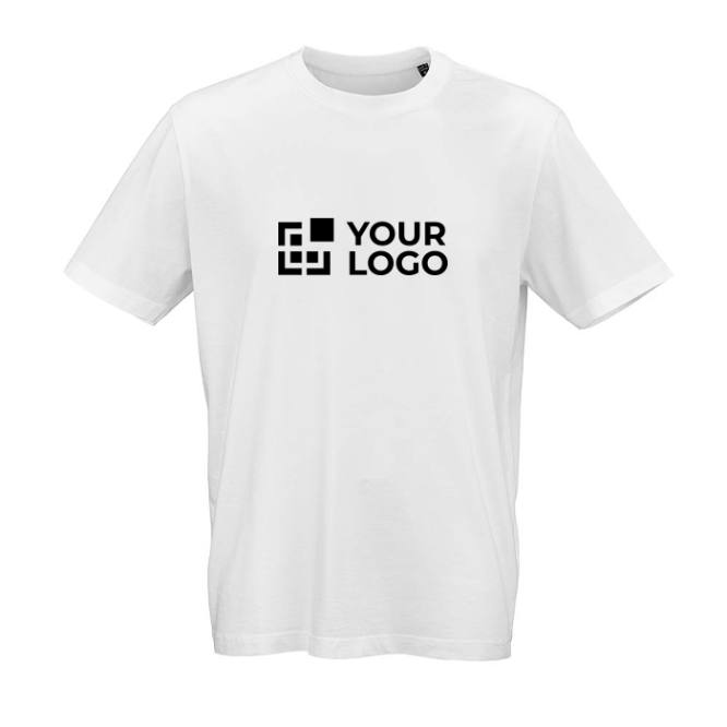 T-shirt unissexo ecológica de manga curta com gola redonda 140 g/m2
