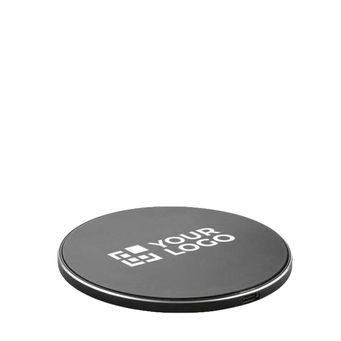 Carregador sem fios magnético em alumínio reciclado USB-C e 15W
