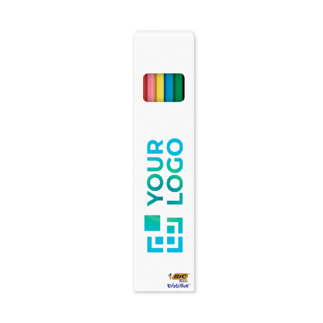 Conjunto de colorir reciclado com certificação FSC® e 6 lápis BIC®