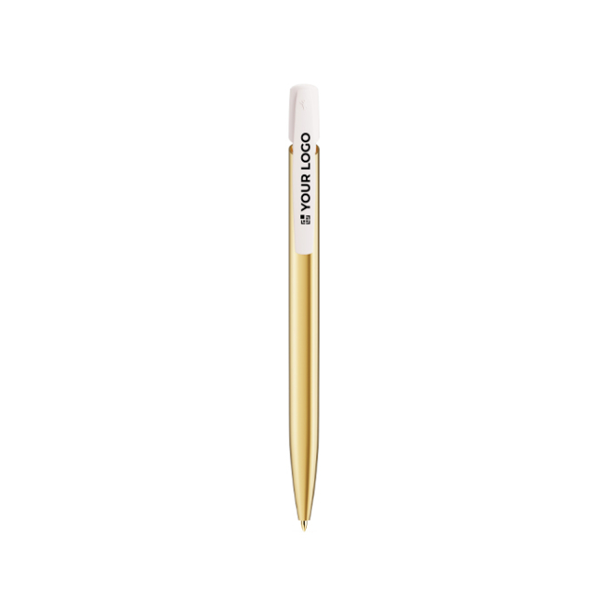 Caneta de plástico com cores vivas e escrita azul BIC®