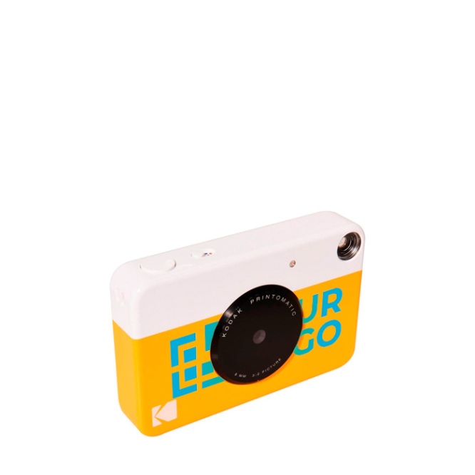 Câmara instantânea com impressão imediata e flash Kodak Printomatic