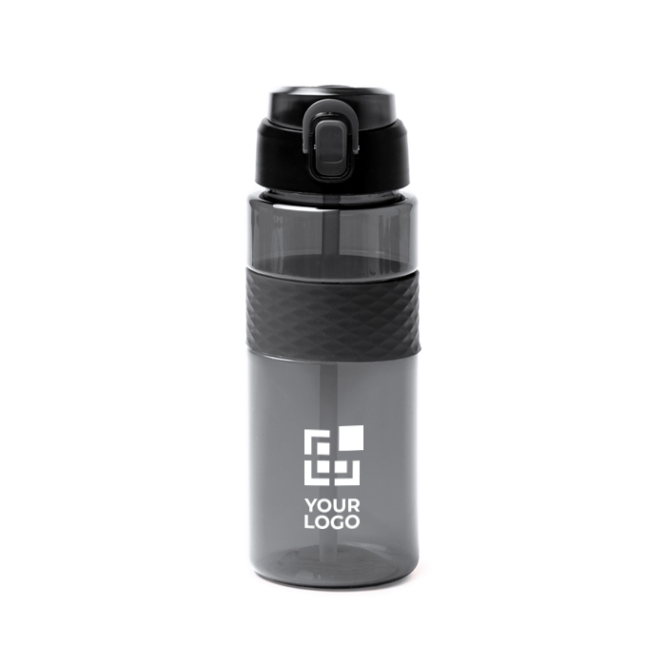 Garrafa sport em plástico reciclado com dosador tipo palhinha 700ml