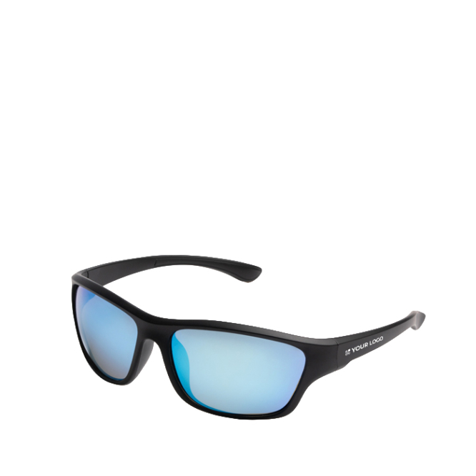 Óculos de sol desportivos com lentes polarizadas efeito espelho UV400