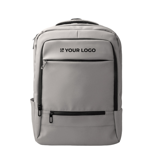Mochila executiva em pele sintética com bolso duplo acolchoado 17''