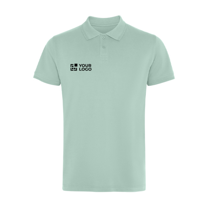 Polo de manga curta em malha piqué gola e botões 210 g/m2 Roly Direct Wos