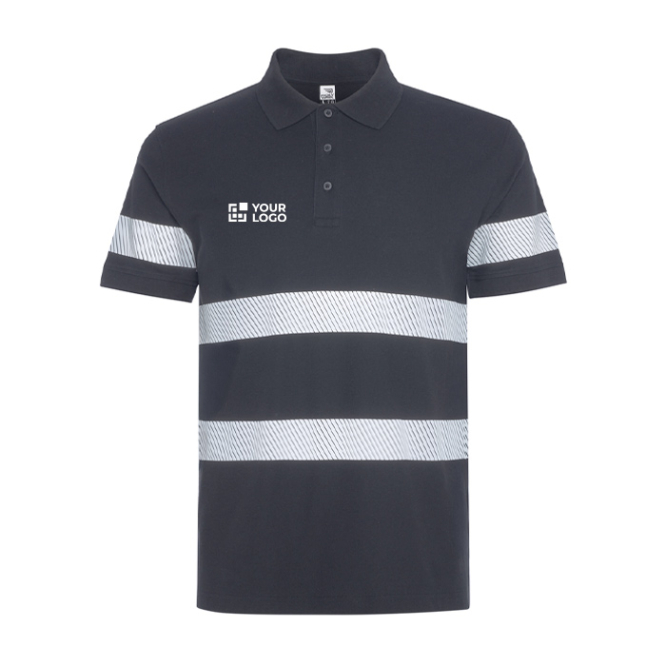 Polo unissexo de manga curta de alta visibilidade 220 g/m2 Roly Foran