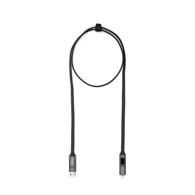Cabo 4 em 1 com carga rápida BrandCharger 65 W 120 cm