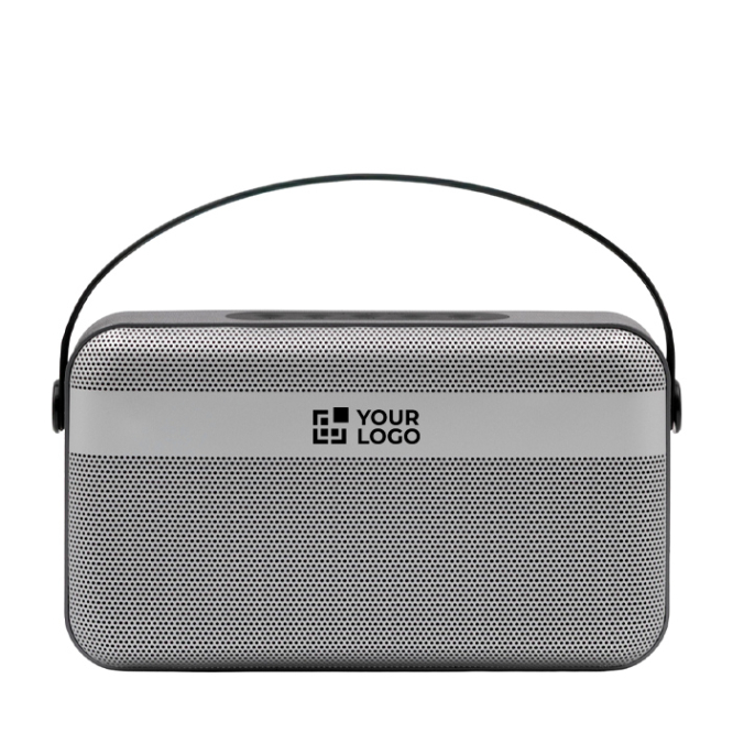 Coluna sem fios BrandCharger 16 W com duplo altifalante de graves