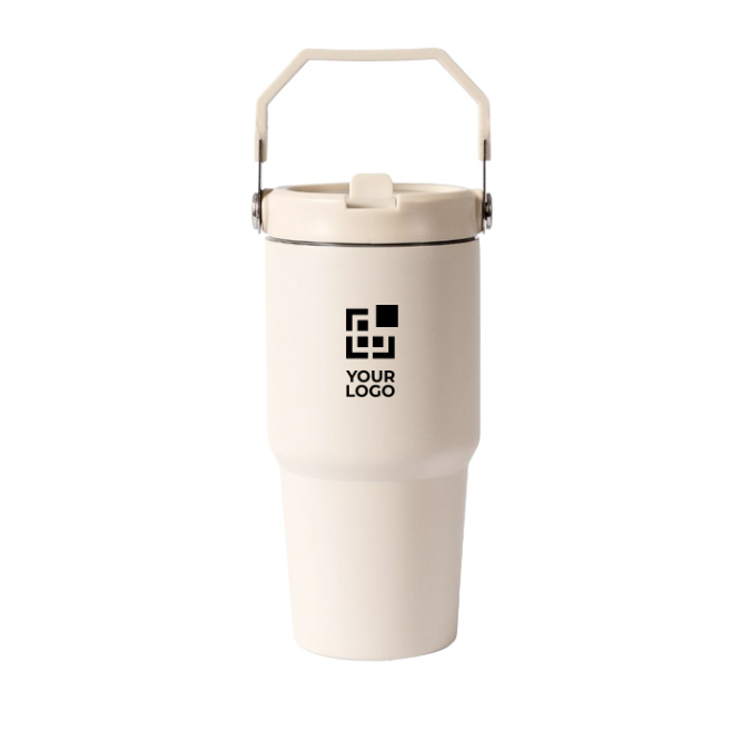 Garrafa térmica anti-fugas em aço inoxidável reciclado 600 ml
