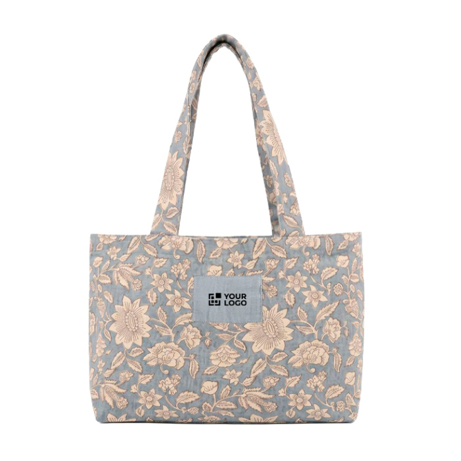 Saco de algodão e poliéster com impressão premium 220 g/m²