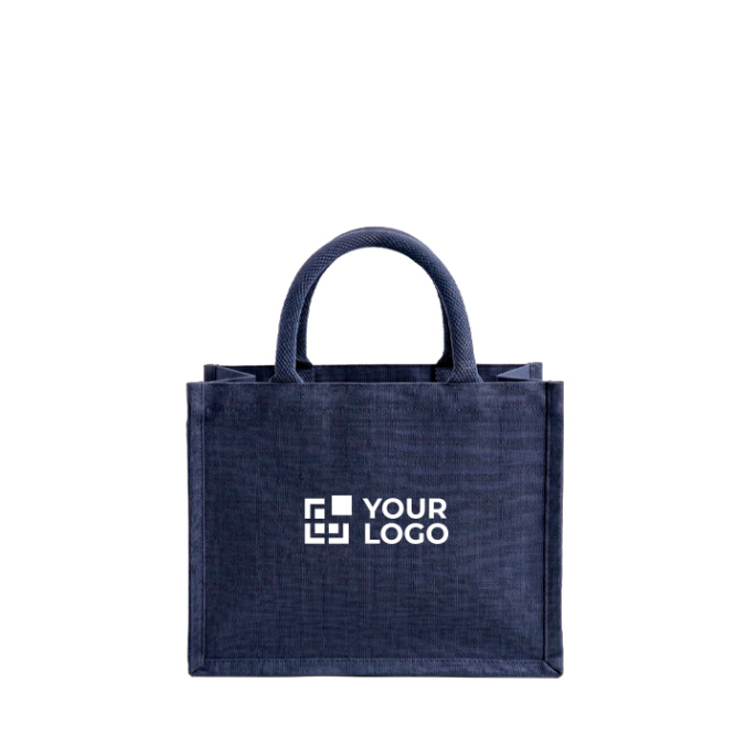 Saco mini em algodão reciclado com interior laminado 220g/m²