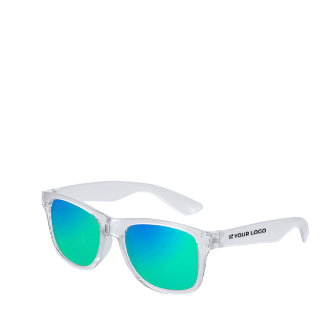 Óculos de sol com proteção UV400 e lentes espelhadas