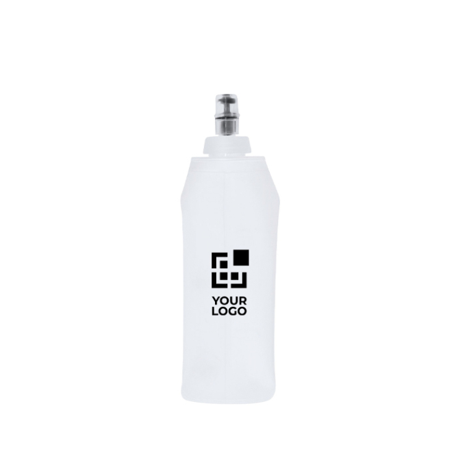 Garrafa dobrável flexível, acabamento mate com tampa doseadora 250 ml