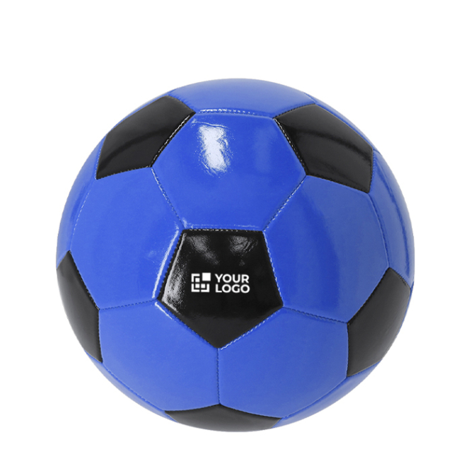 Bola de futebol, pentagonais bicoloridos de pele sintética tamanho 5