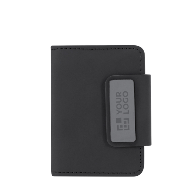 Porta-cartões com proteção RFID e fecho magnético para 10 cartões