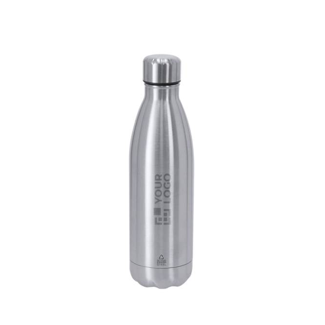 Garrafa térmica de aço inoxidável reciclado, tampa a condizer 500 ml