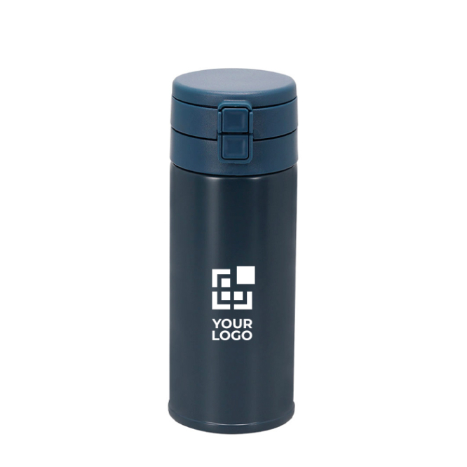 Copo térmico com tampa dupla a pressão e palhinha incluída 400 ml
