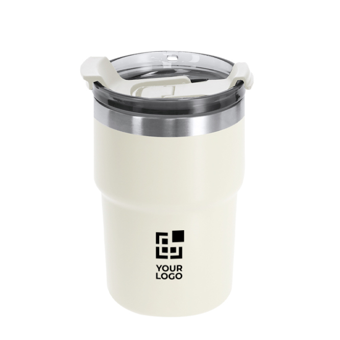 Copo térmico de parede dupla para levar com fecho hermético 350 ml