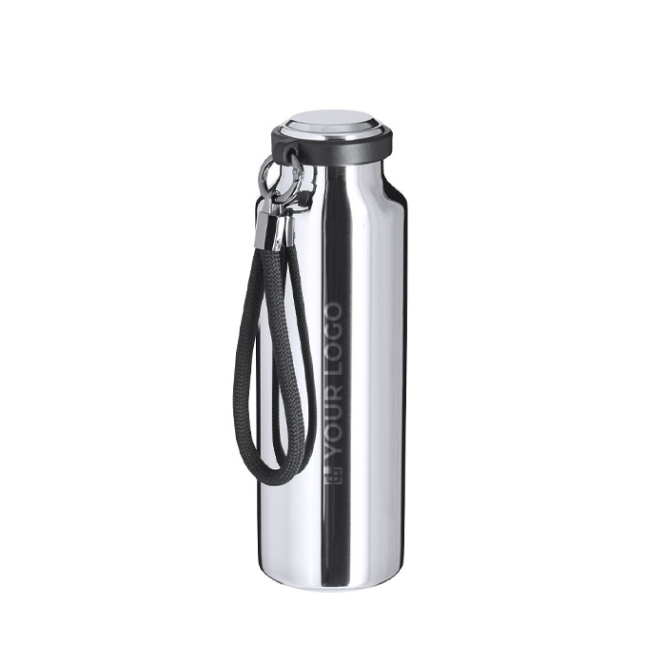Garrafa térmica em aço inoxidável reciclado com correia 480ml