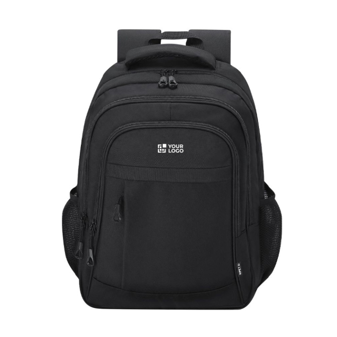 Mochila em RPET acolchoada para portátil com fita para trolley 15''