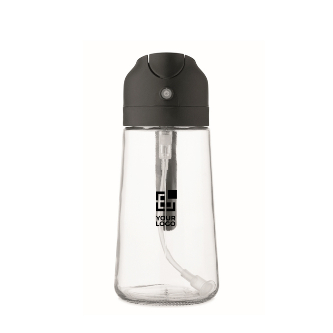 Dispensador de azeite 2 em 1 com vidro e tampa 450 ml
