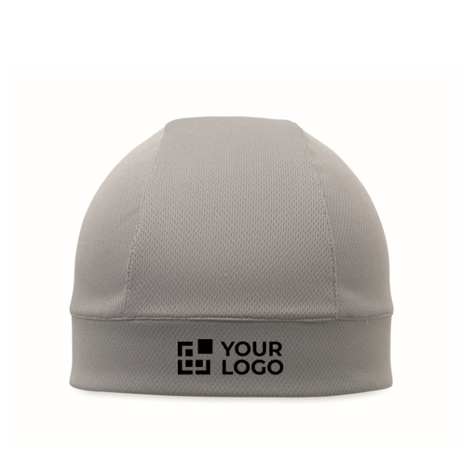 Gorro desportivo de poliéster transpirável e leve