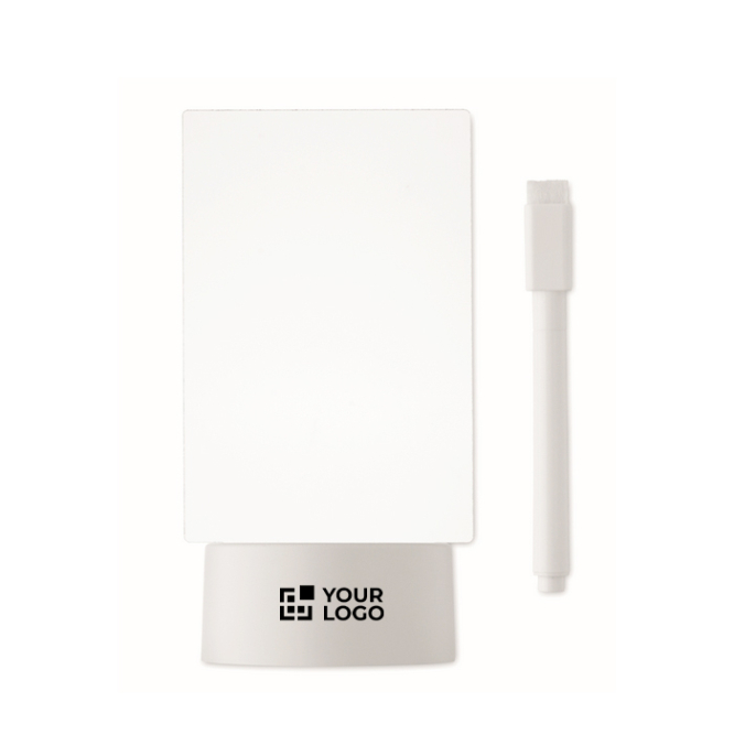 Quadro LED acrílico com base de alumínio e marcador branco