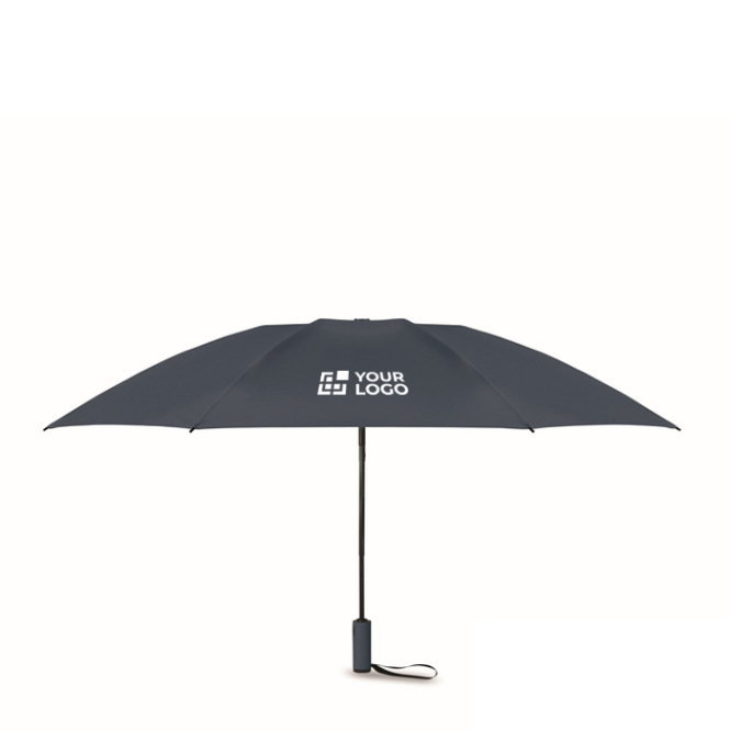 Guarda-chuva dobrável automático de pongee rPET 190T Ø107