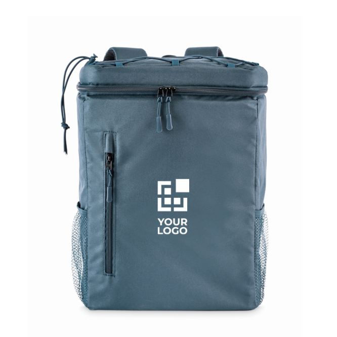 Mochila térmica de poliéster com capacidade de 9 L