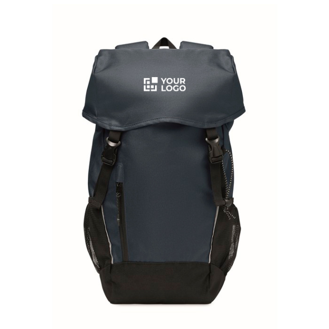 Mochila desportiva em RPET 600D com detalhes refletivos 15 L
