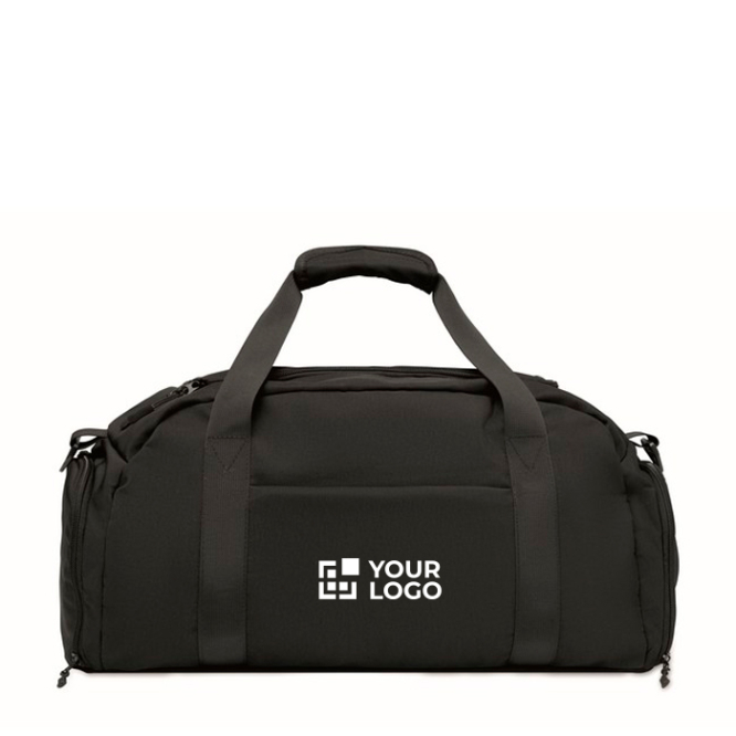 Saco desportivo em nylon com fita para trolley e alça a tiracolo 20L