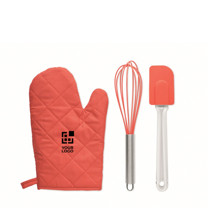 Conjunto de utensílios para uso do forno