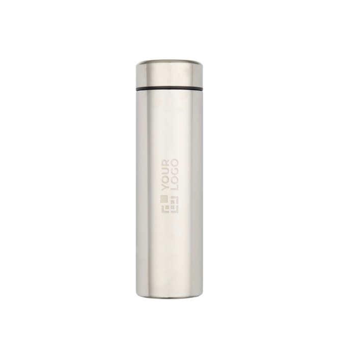 Garrafa térmica de aço inoxidável, parede dupla, filtro de chá 450 ml