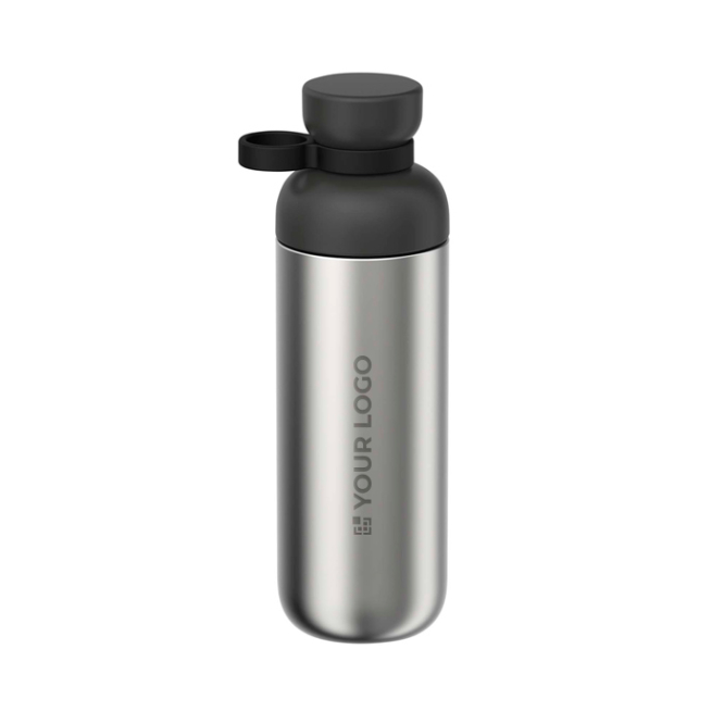 Garrafa de aço inoxidável reciclado com dupla abertura 700ml Mepal