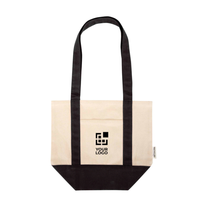Saco tote de algodão reciclado com certificação GRS 320 g/m2