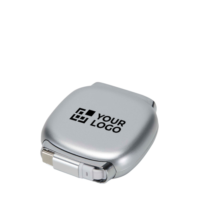 Cabo de carregamento retrátil com conectores múltiplos de 100W