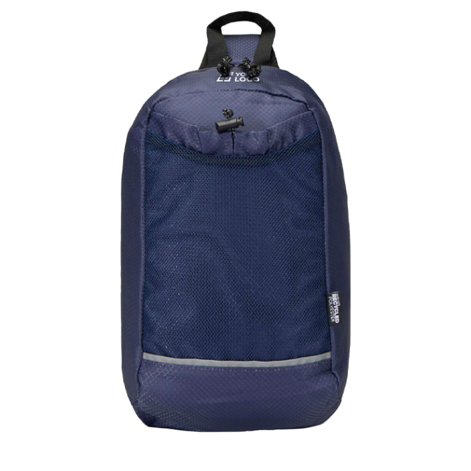 Bolsa tiracolo de hidratação com tecido reciclado impermeável 6 L
