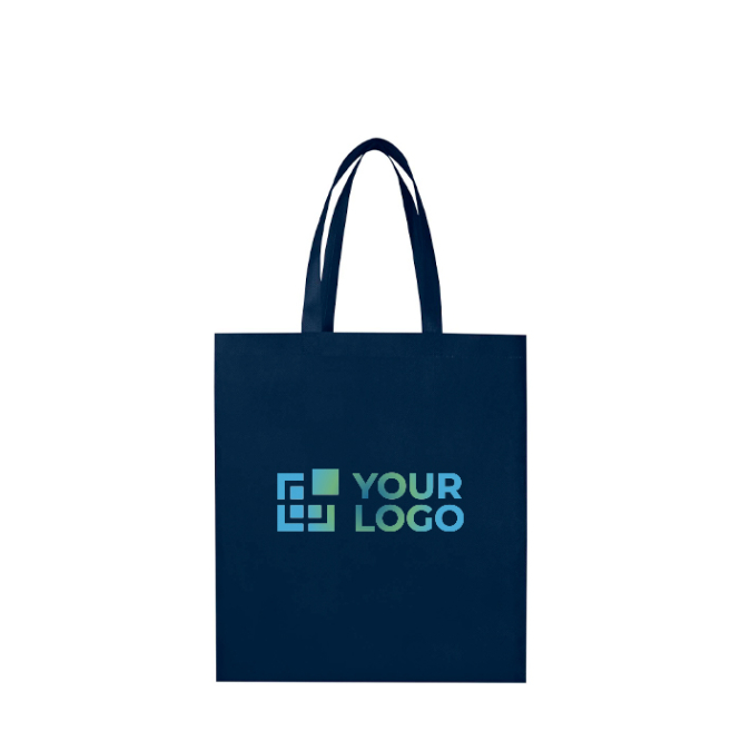 Saco de compras non-woven reciclado e duradouro com fole